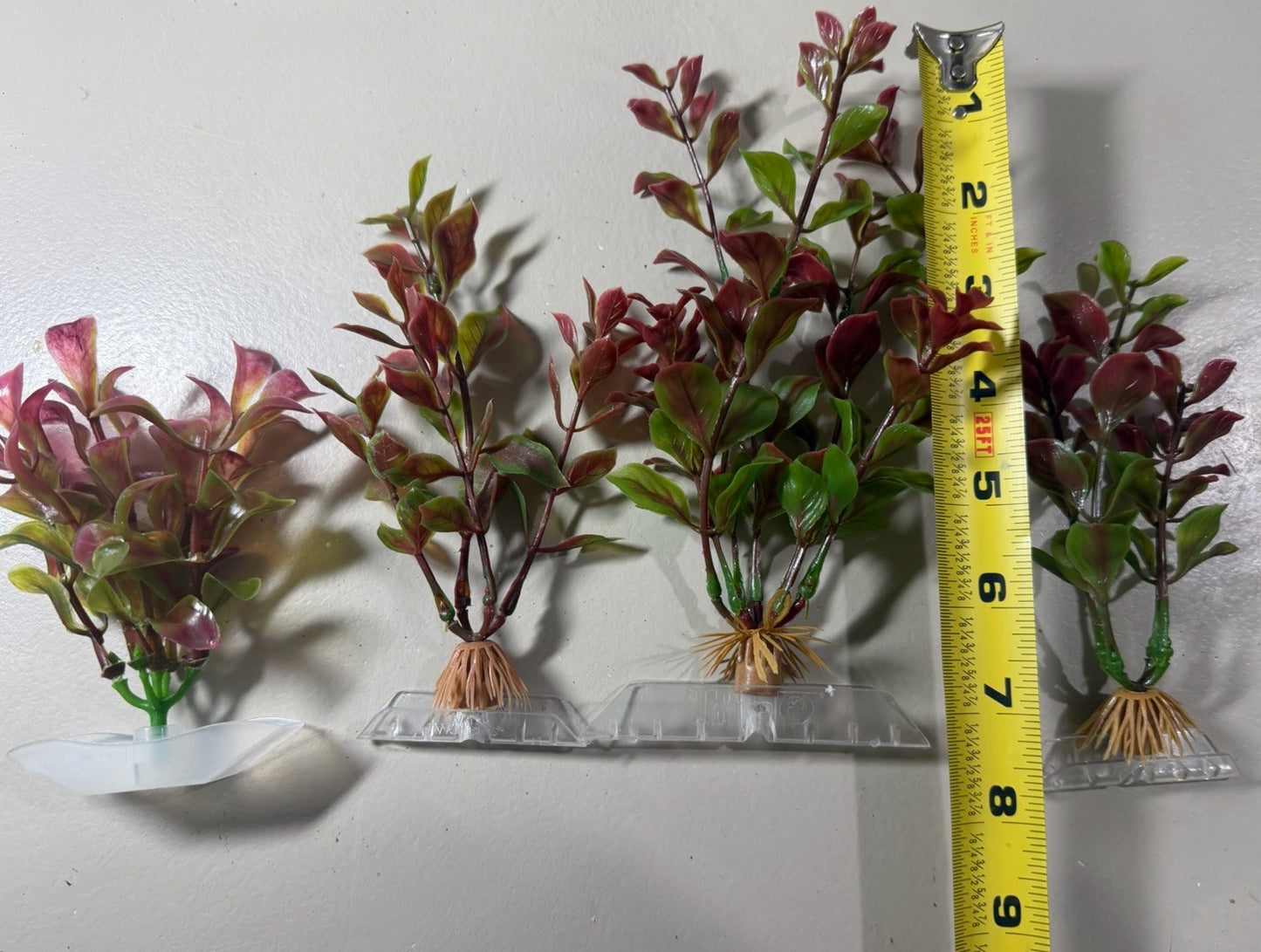 Artificial Aquarium Plants Lot Mixed Colors Sizes Plastic Fish Tank Greenery