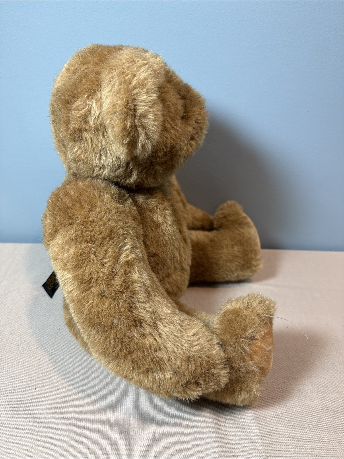 Vintage Vermont Teddy Bear Fully Jointed Plush Bear 16 Inch 1990s Brown