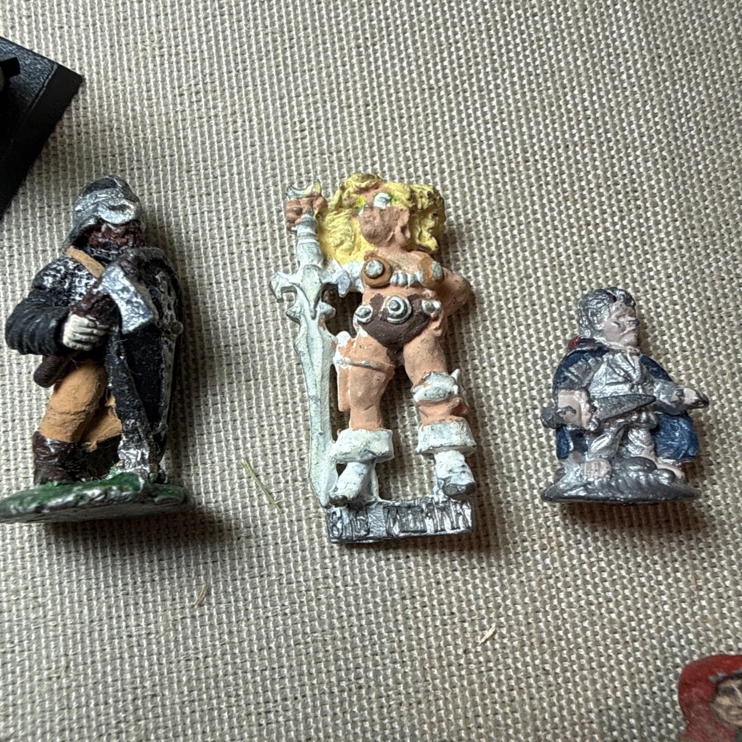 Vintage Metal D&D RPG Miniature Bulk Lot Of 16 Oldhammer Citadel Wizards Elves
