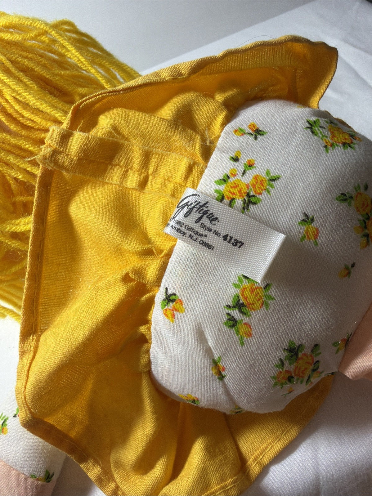 Vintage Giftique Rag Doll 1982 Style 4137 Handmade Philippines