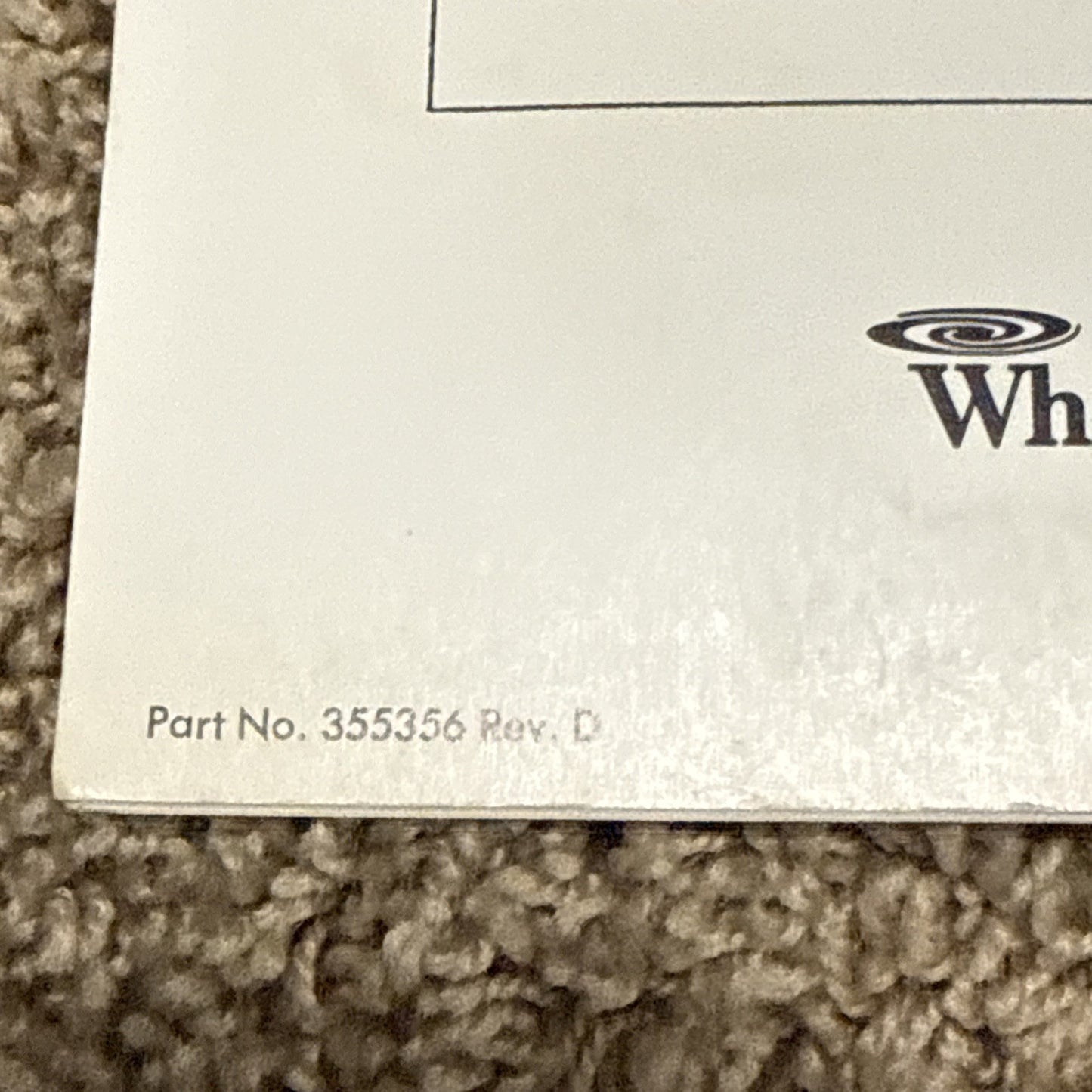 Vintage 1980s Whirlpool The Laundry Guide Automatic Washers Stain Guide Book