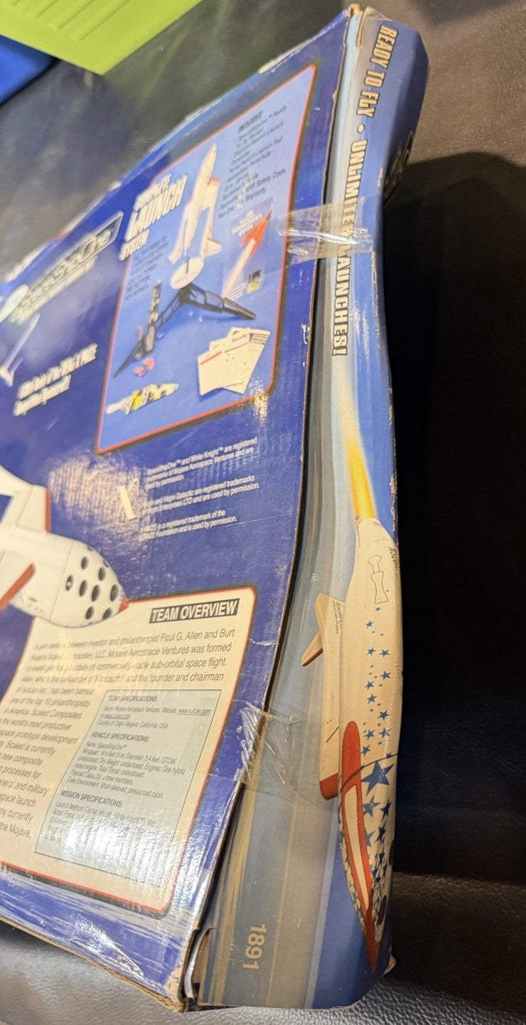 Vintage Estes SpaceShipOne Model Rocket Launch Set 2005 Ansari X Prize Kit New