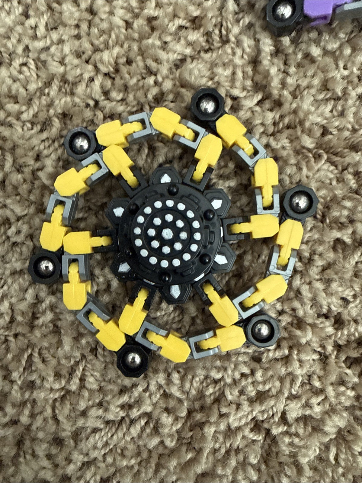 Transformable Fidget Spinner Set 4PC Sensory Stress Relief Desk Toy