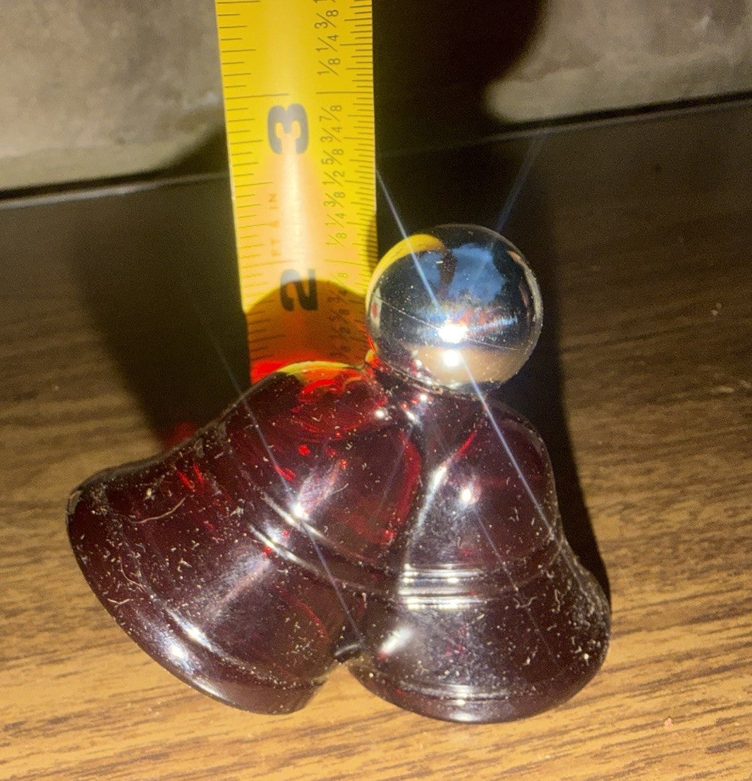 Vintage Avon Christmas Bells Topaz Cologne 1974 Full Bottle