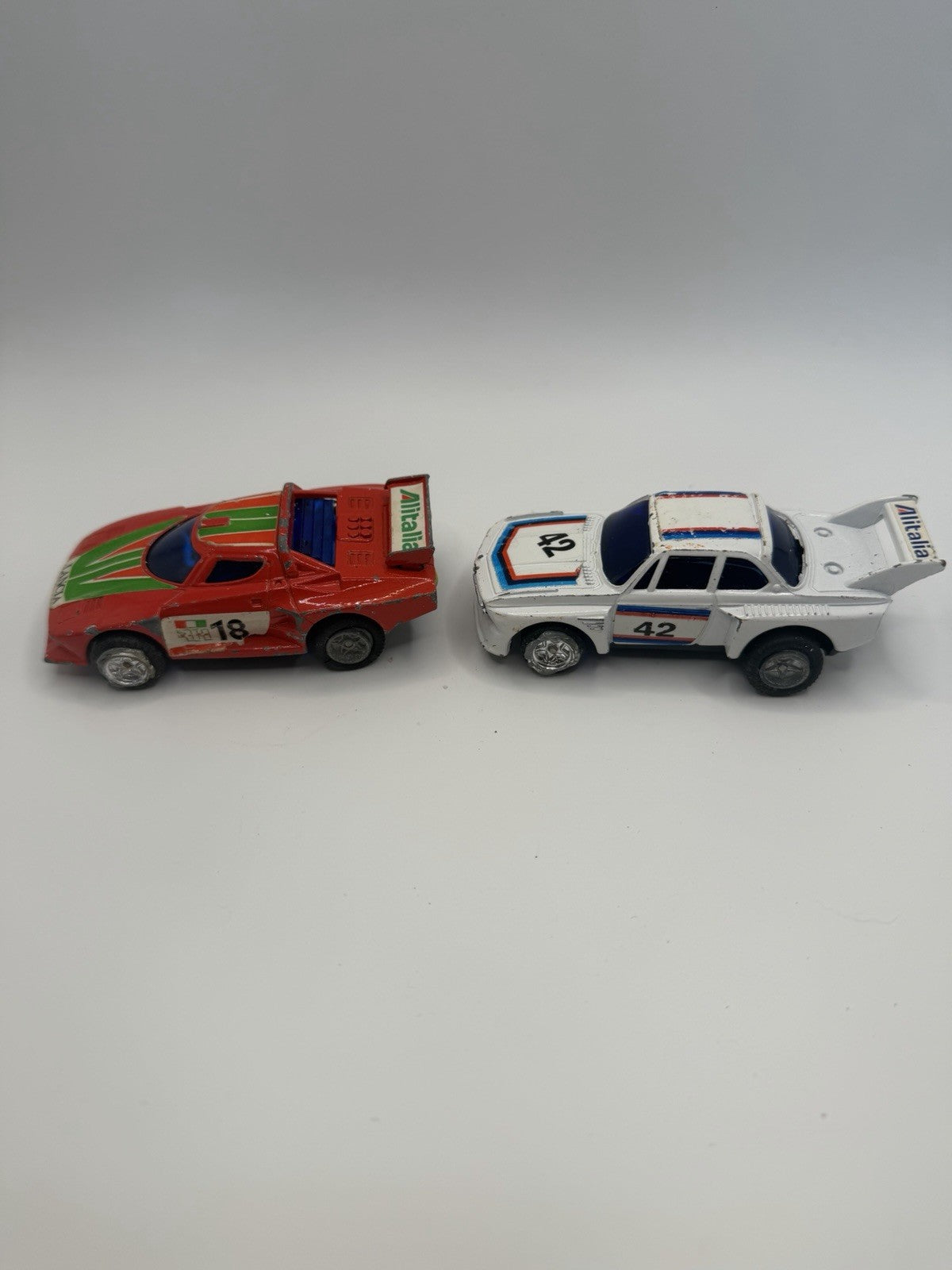 Vintage Diecast Toy Cars Lot 5 Tootsietoy Zee Lancia Stratos BMW 3.5 CSL Metal