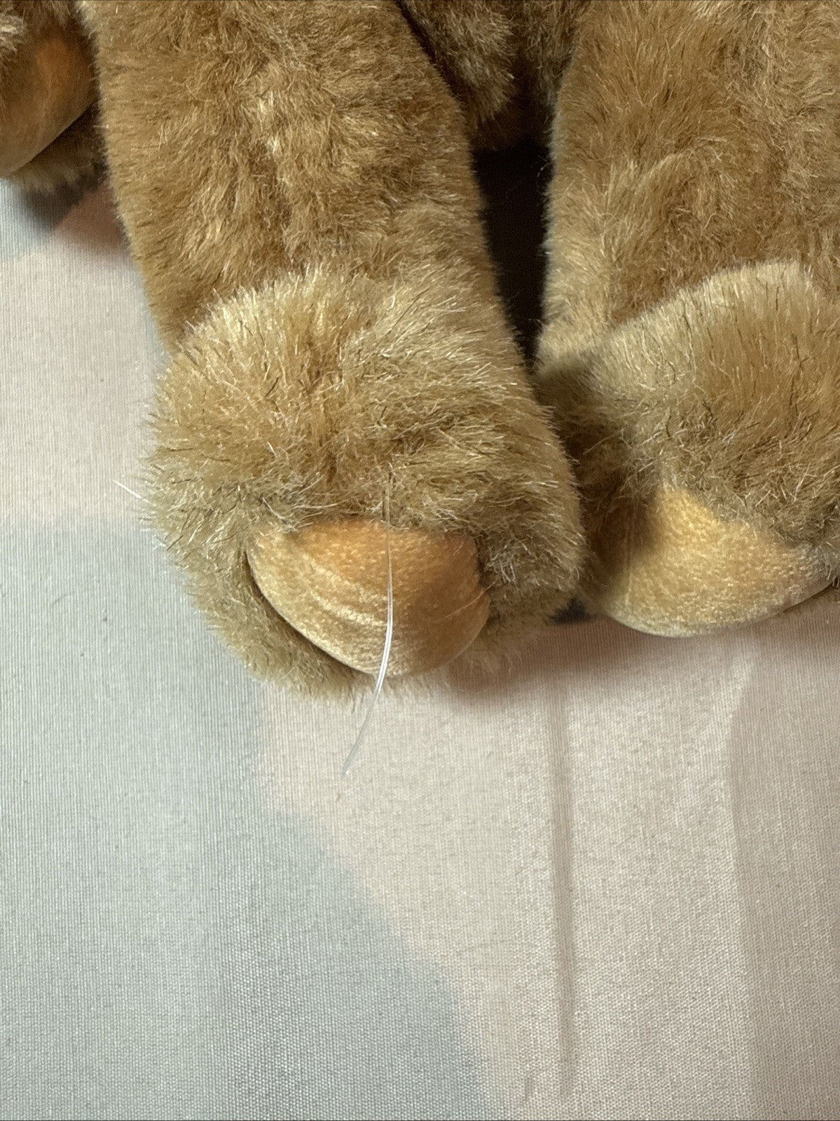 Vintage Vermont Teddy Bear Fully Jointed Plush Bear 16 Inch 1990s Brown