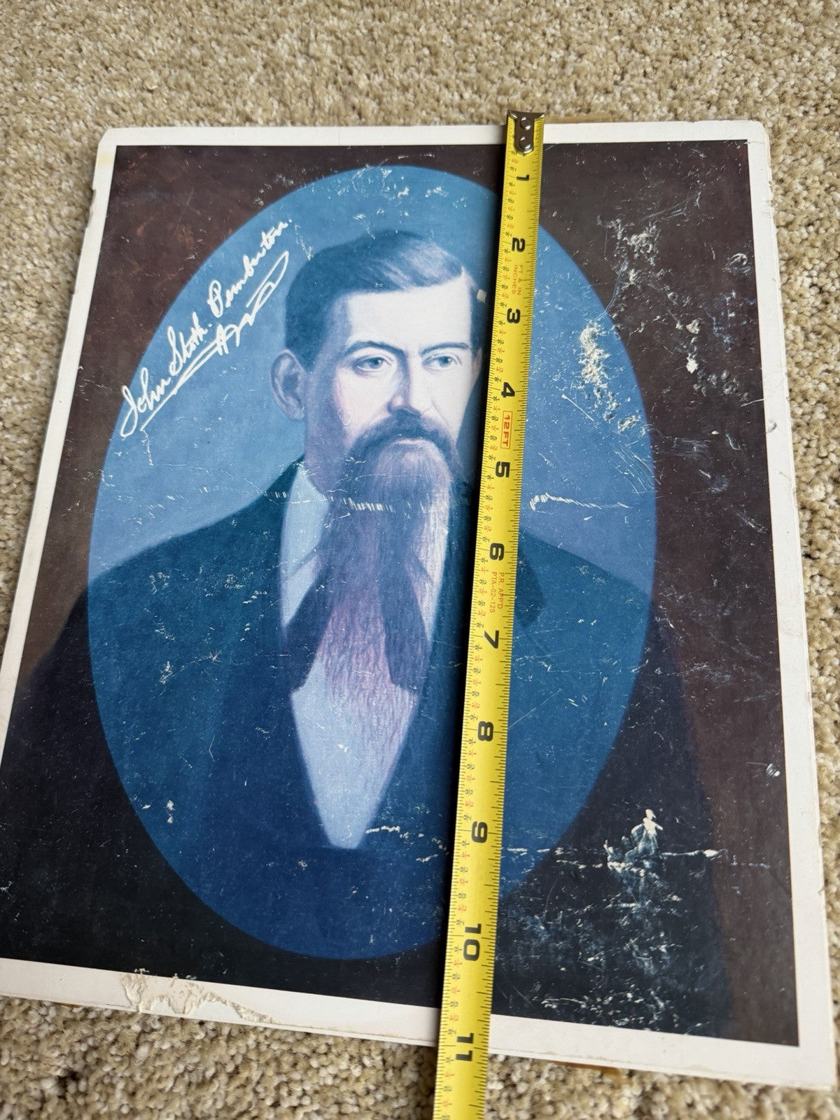 Vintage Coca Cola Founders Pemberton Asa Candler Oval Portrait Prints Set 2