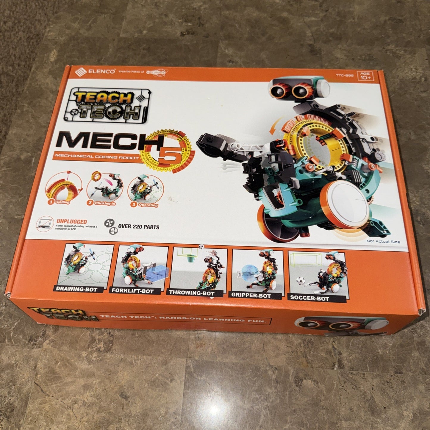Teach Tech TTC895 Mech-5 Mechanical Coding Robot