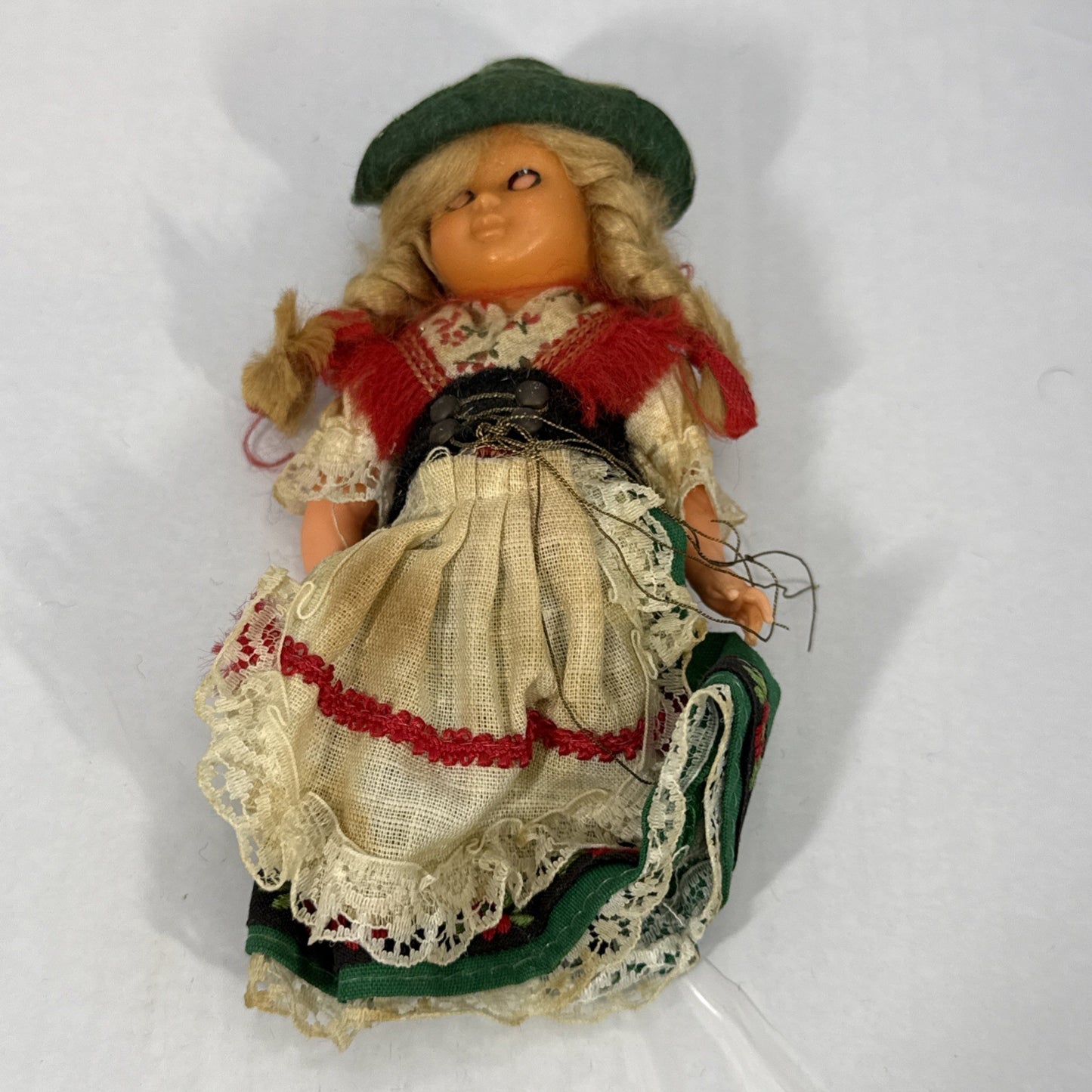 Vintage German Doll Damaged Missing Legs & Arm Needs Repair 6"