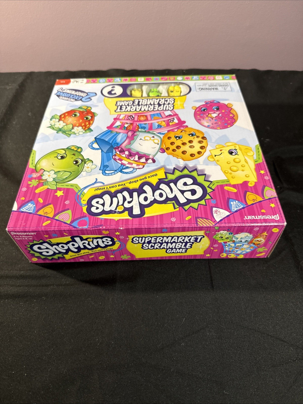 Shopkins Supermarket Scramble Game w Exclusive Figures