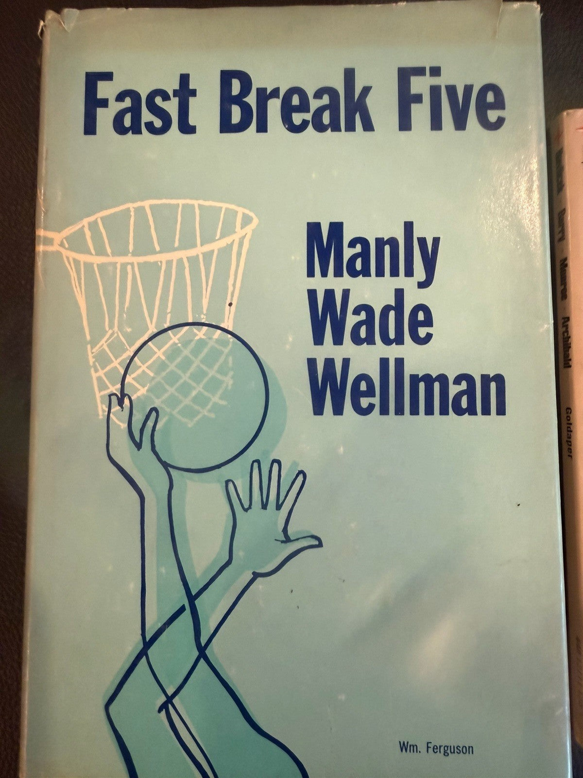 Vintage 1970s Basketball Book Lot Fast Break Hot Shots Wade Wellman Sports