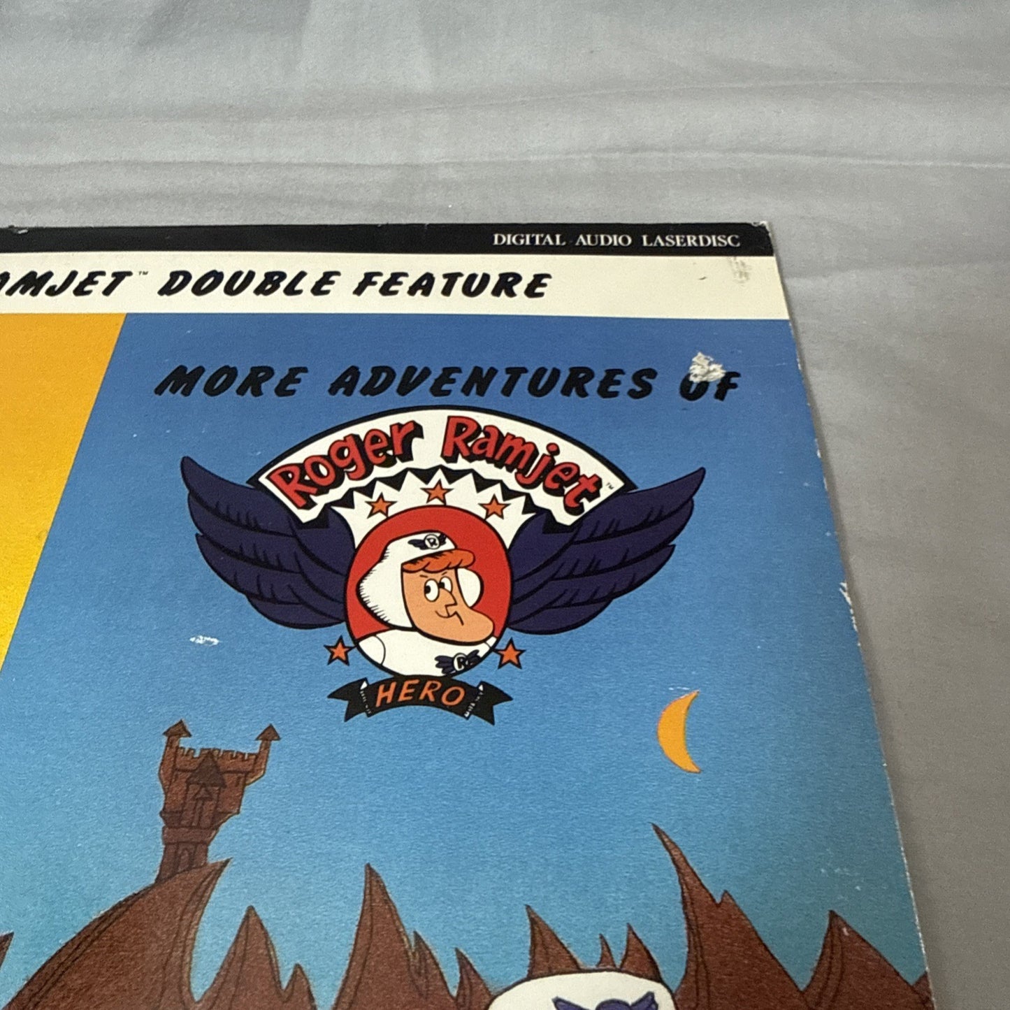 Roger Ramjet Double Feature LaserDisc Nasty Hero Rhino Home Video Animated OOP