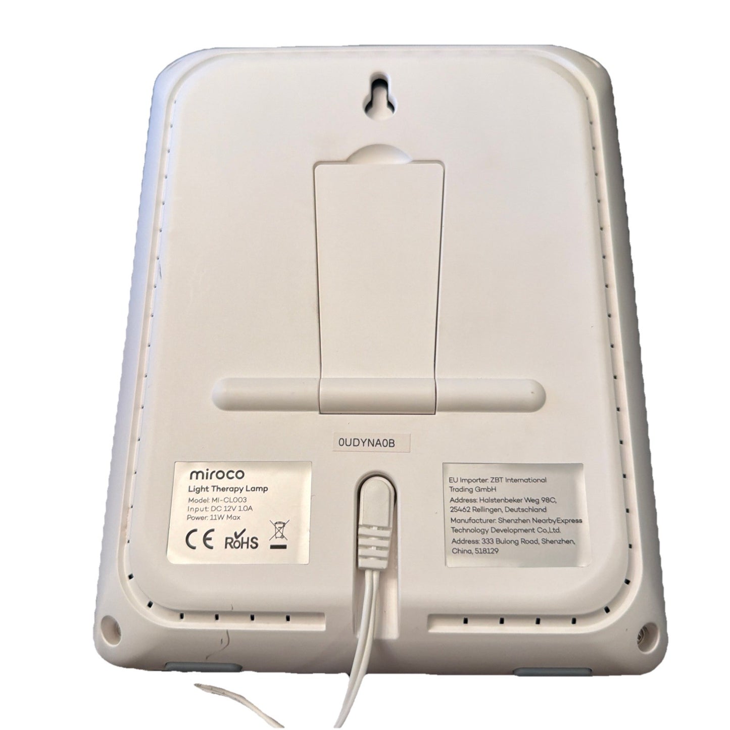 Miroco MI CL003 UV Free LED Light Therapy Lamp Portable Daylight Tested Works