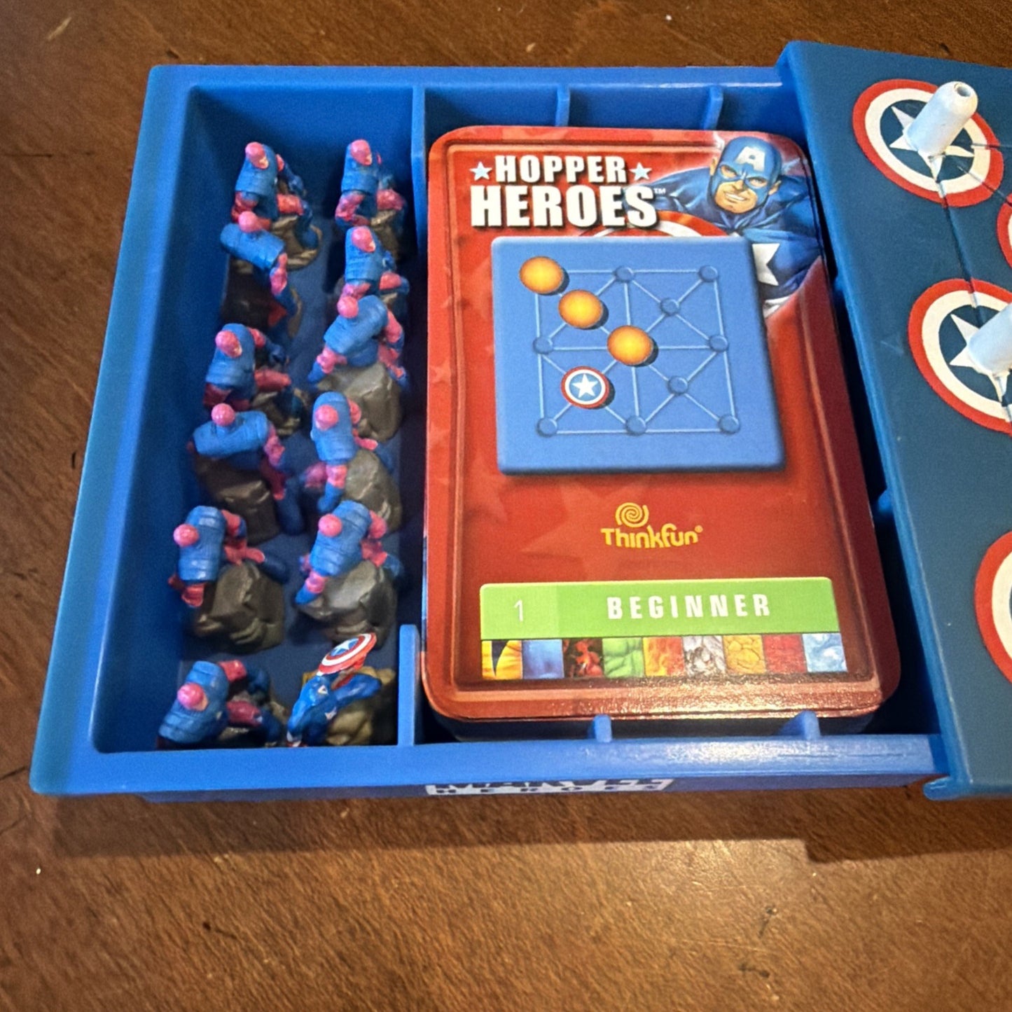 Marvel Heroes Hopper Heroes Game ThinkFun Captain America 3 Levels