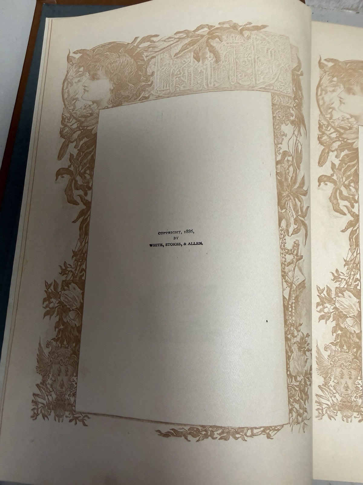 Antique 1889 Lucile Owen Meredith Illustrated Hardcover Poetry Book Stokes