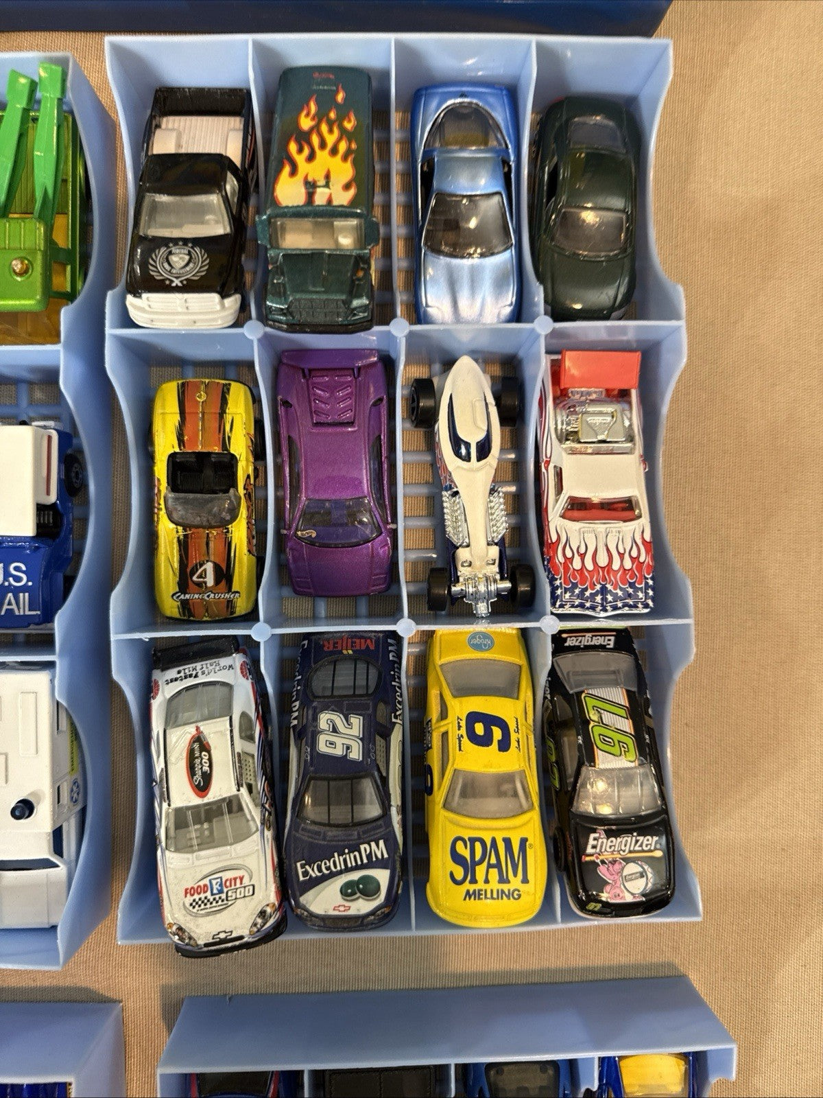 Vintage Tara Toys 48 Car Case Deluxe Diecast Carrying Case + 48 Cars 1980s-2000s