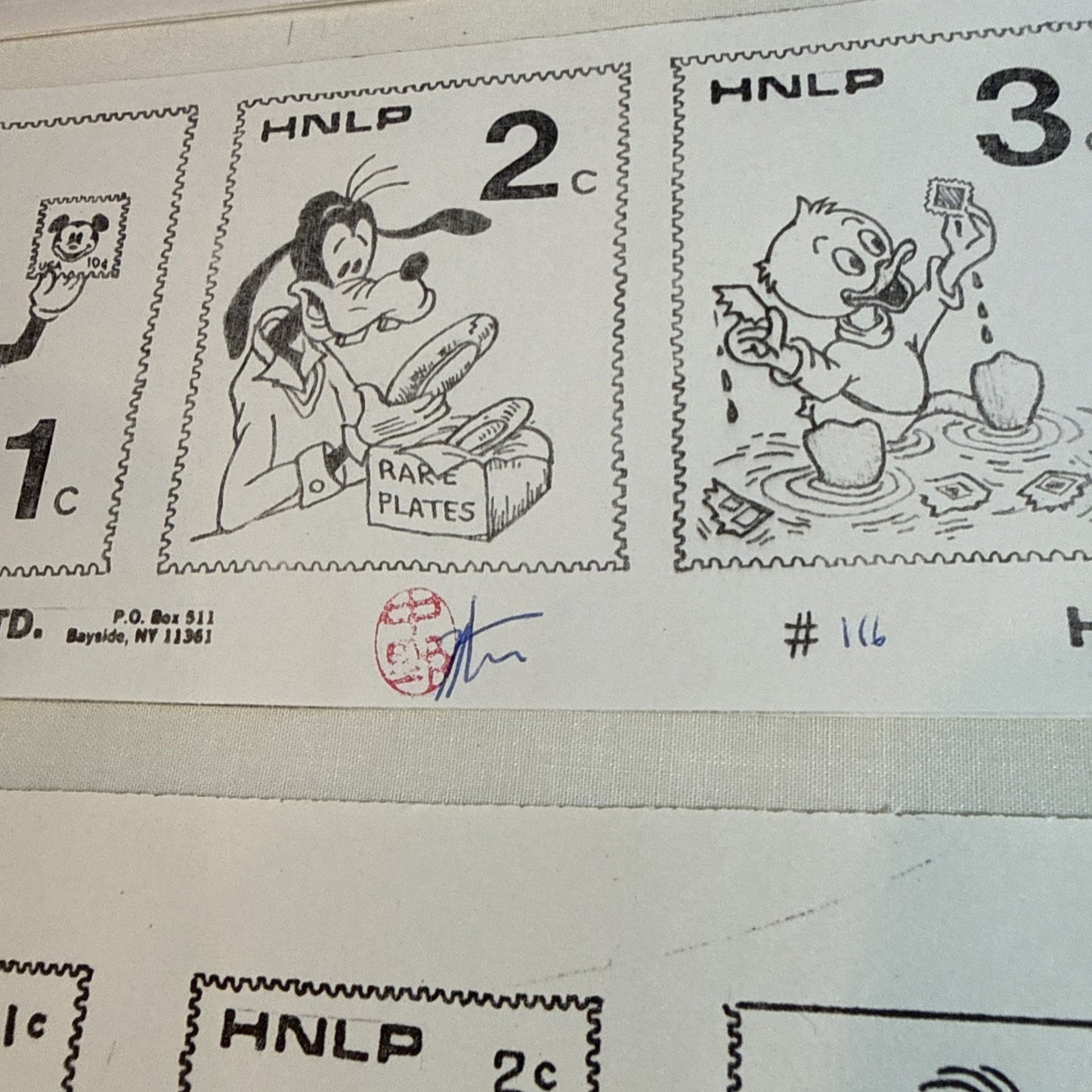 Vintage Hideaki Nakano HNLP Cinderella Stamp Artist Cover Lot 1982 Japan Postal