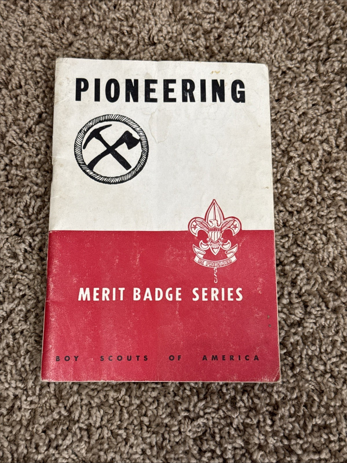 Vintage 1942 Boy Scouts of America Pioneering Merit Badge Series Booklet