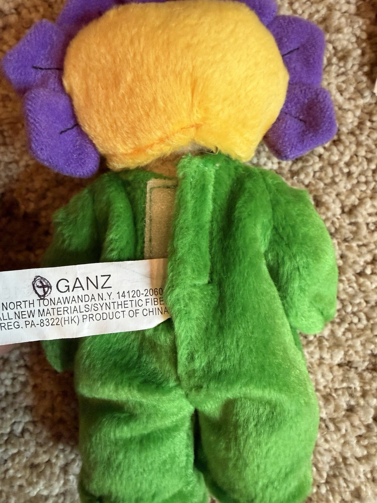 Vintage Ganz Wee Bear Village Mini Plush Bear Duck Flower Costumes Lot of 3 Toys