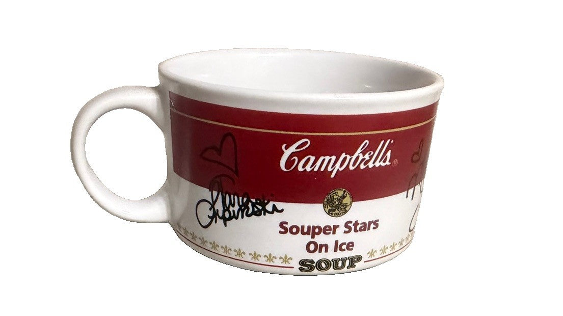 Vintage 1998 Campbells Soup Souper Stars Ice Skating Coffee Mug Collectible Cup