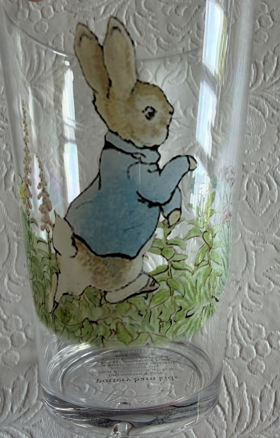 Peter Rabbit Pottery Barn Kids Acrylic Tumblers Set of 4 New Beatrix Potter Cups