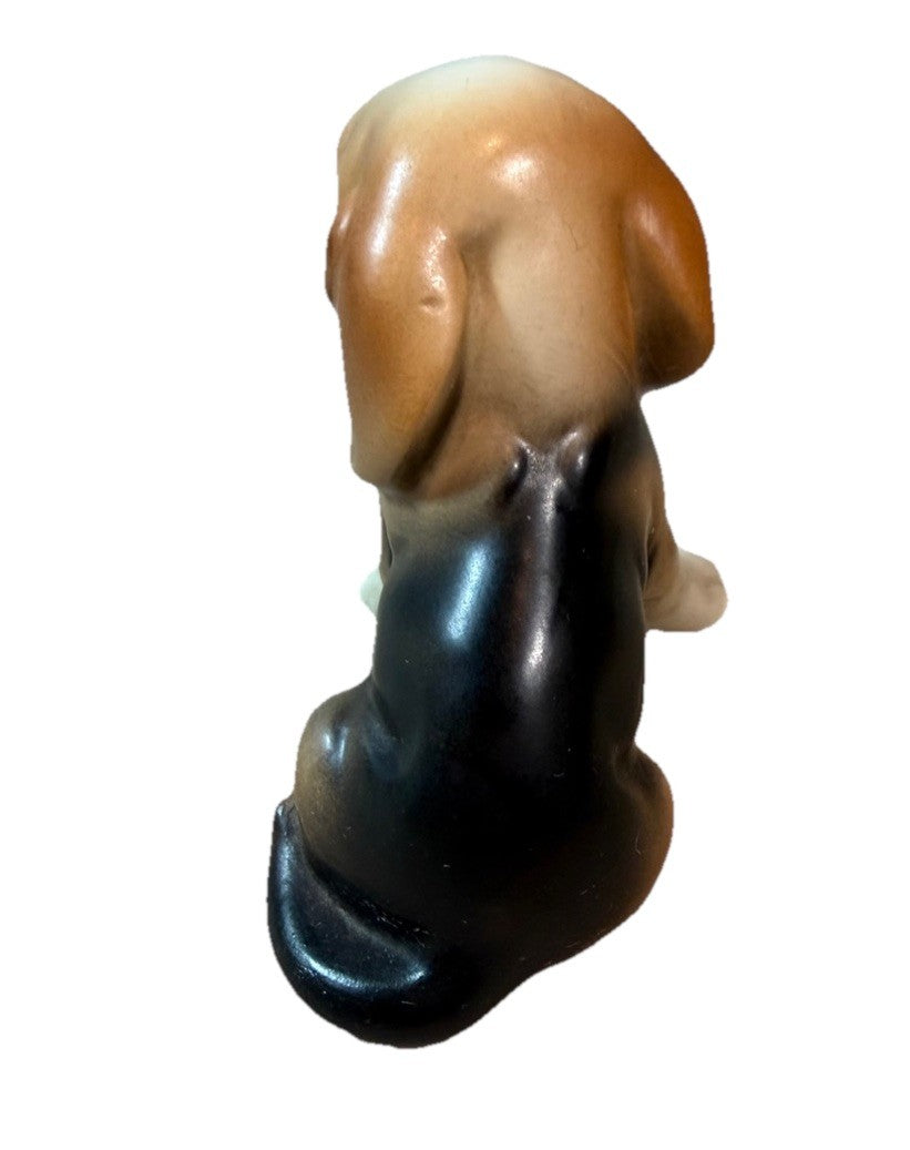 Vintage Inarco Porcelain Beagle Puppy Figurine E2074 Dog Statue 2.5”