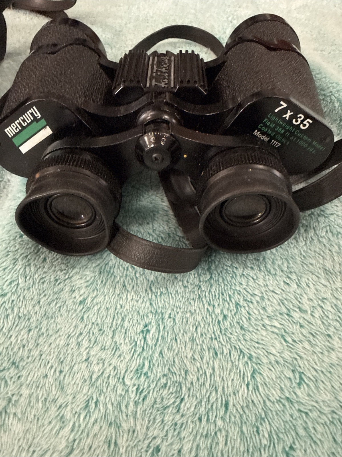Vintage Mercury 7x35 Binoculars Model 1111 with Case 1970s E4 Tested