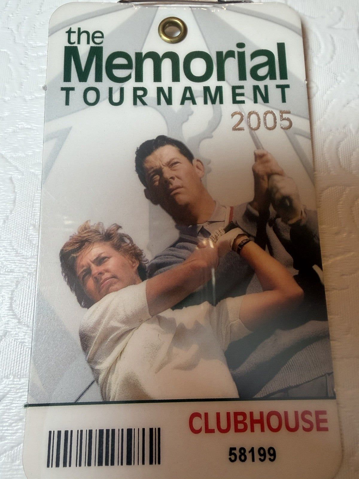 Vintage The Memorial Tournament Golf Badge Lot 2004 2005 Clubhouse 2006 Caddie