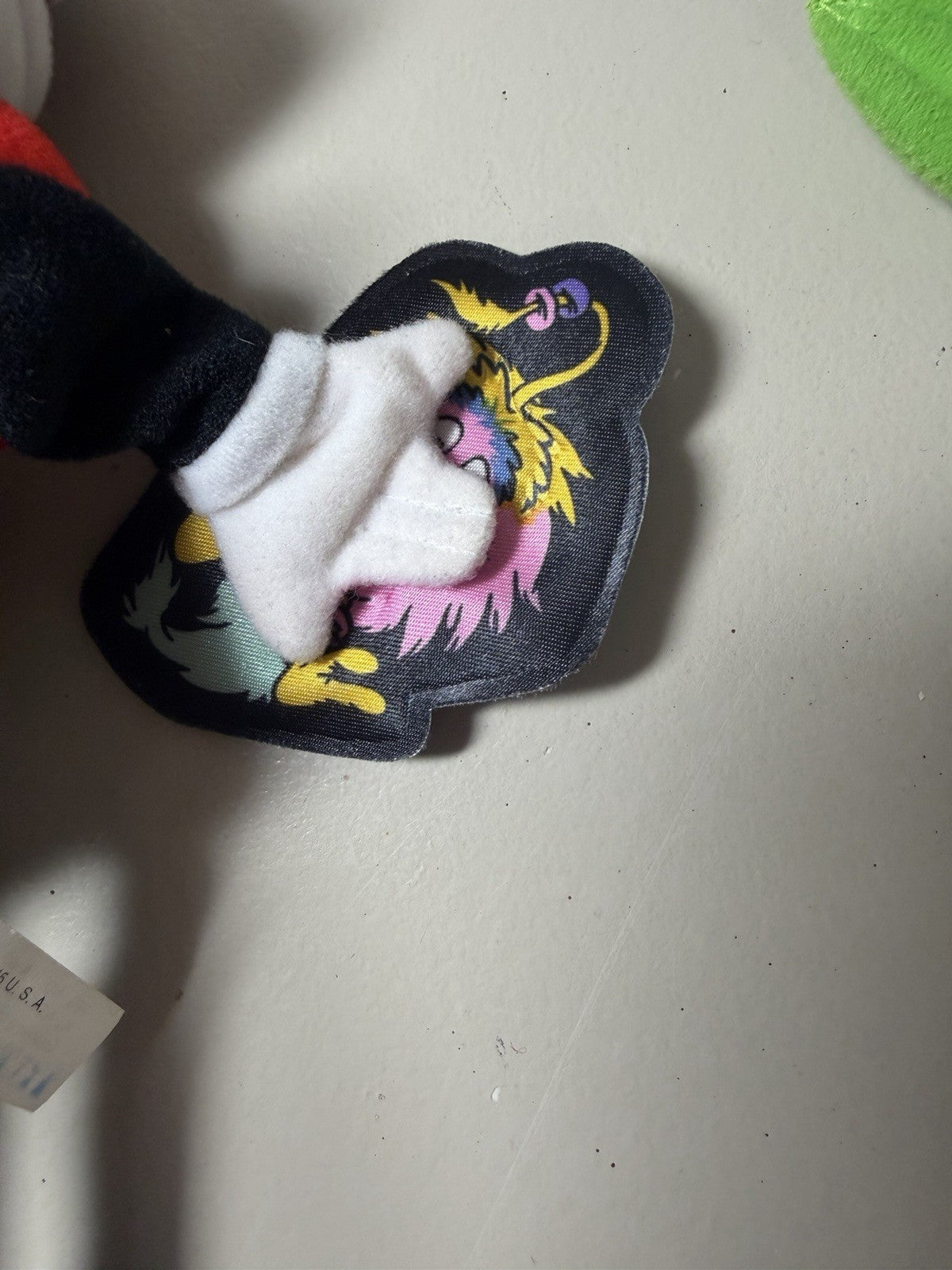 Vintage 1997 Mattel Henson Dr Seuss Cat in the Hat & Grinch Plush Toy Lot 10"