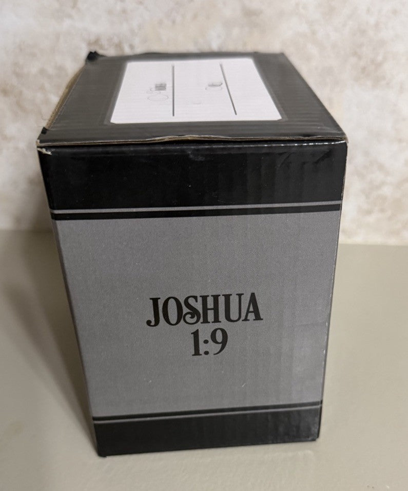 Christian Art Gifts Be Strong & Courageous Lion Ceramic Planter Joshua 1:9