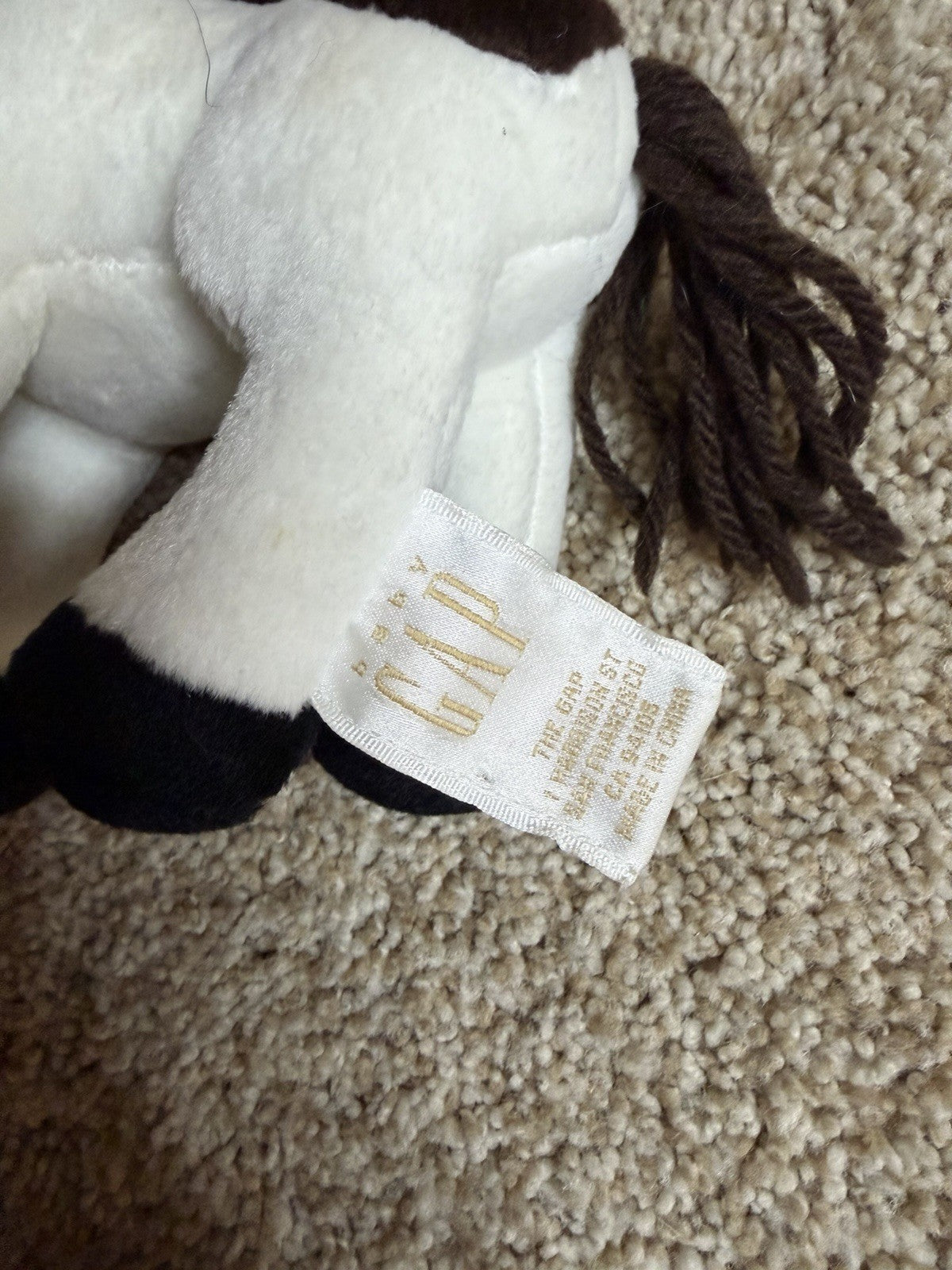 Baby Gap Plush Lot 4 Elephant Ellie Horse Cow Pig Stuffed Animals Vintage Toys