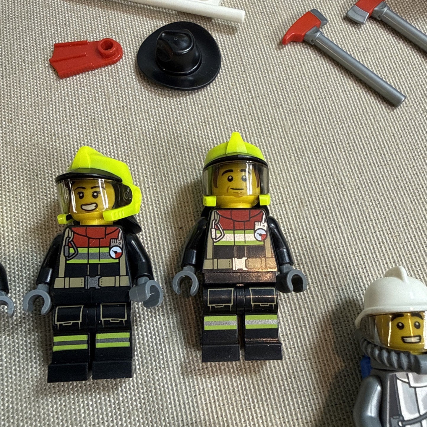 LEGO Fire Rescue Lot of Minifigures Firefighters Vehicles Accessories Parts