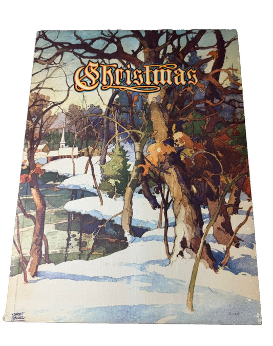Vintage Christmas American Annual Literature Art 1952 Volume XXII Augsburg Book