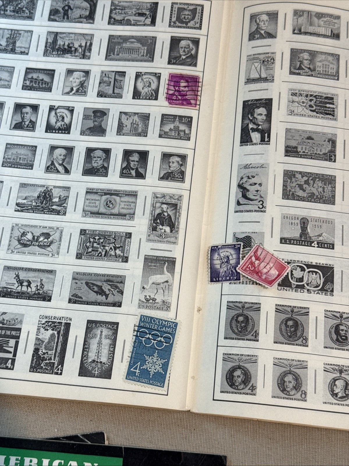 Vintage Stamp Collecting Lot Albums Harris Books American Worldwide Philately