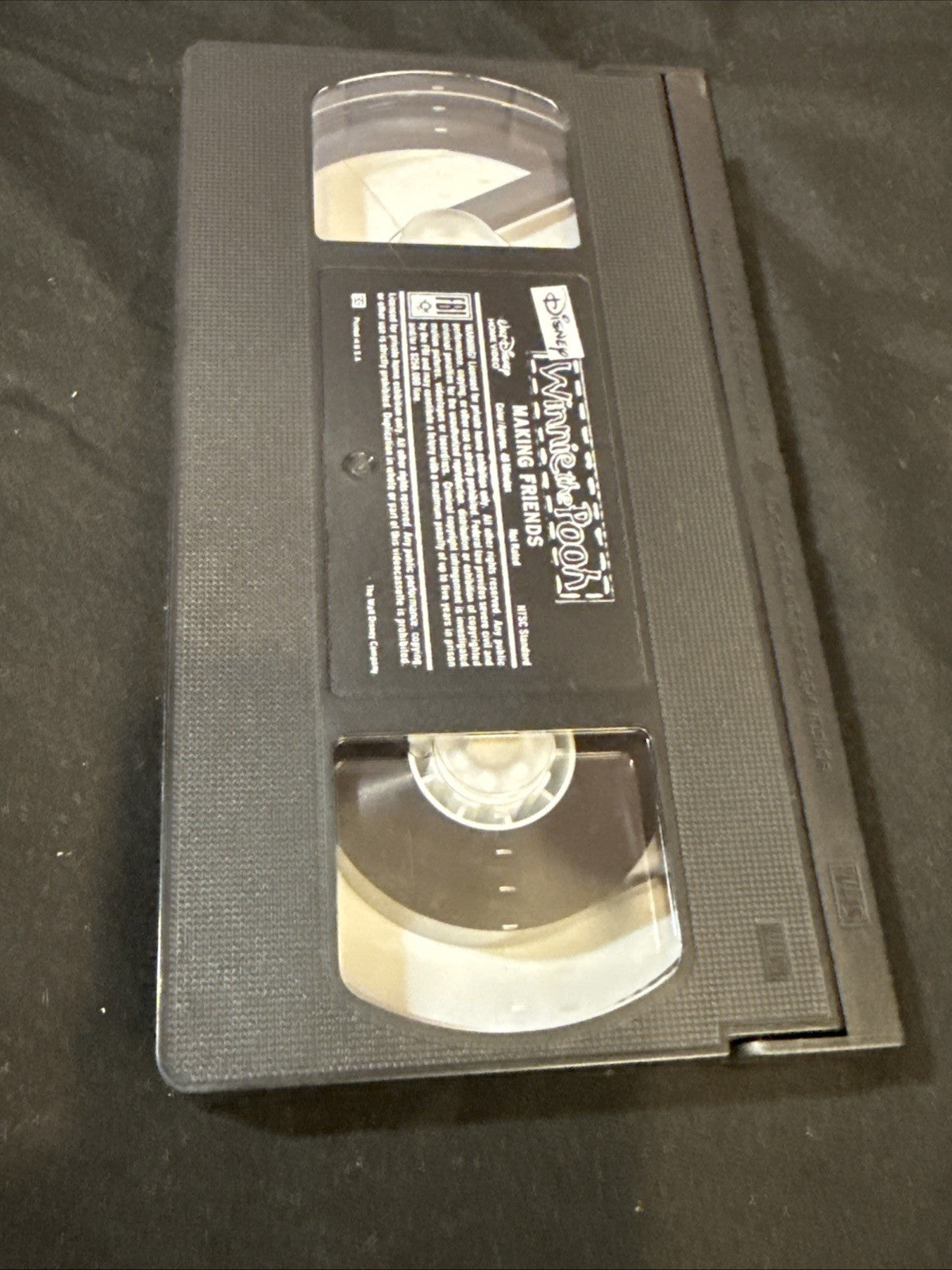 Winnie the Pooh VHS Lot 3 Disney Tapes Animated Classics UNTESTED