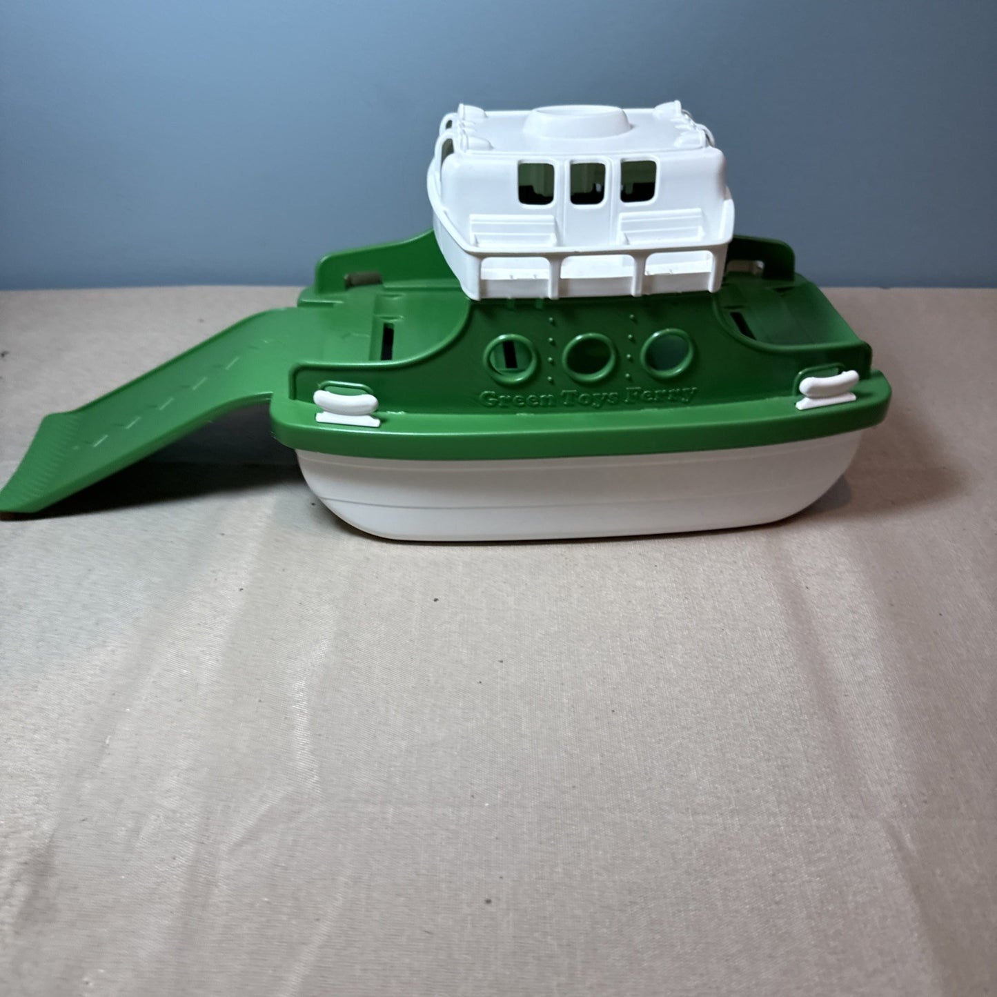 Green Toys Ferry Boat Fire Truck Recycled Plastic Preschool Toy Lot Made USA