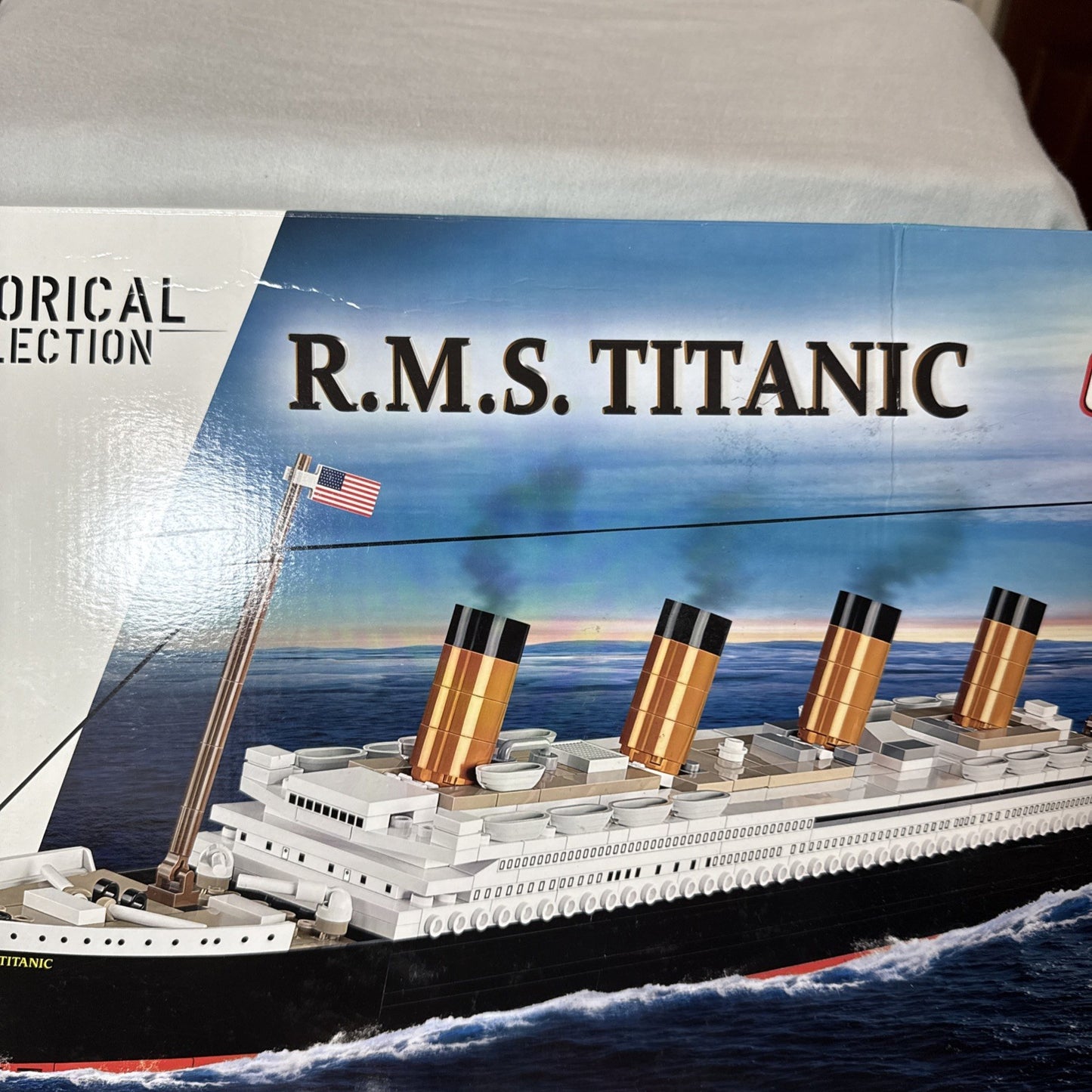 COBI Historical Collection RMS Titanic 1929 Building Block Set Incomplete