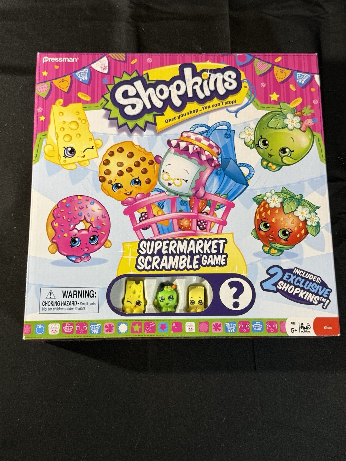Shopkins Supermarket Scramble Game w Exclusive Figures