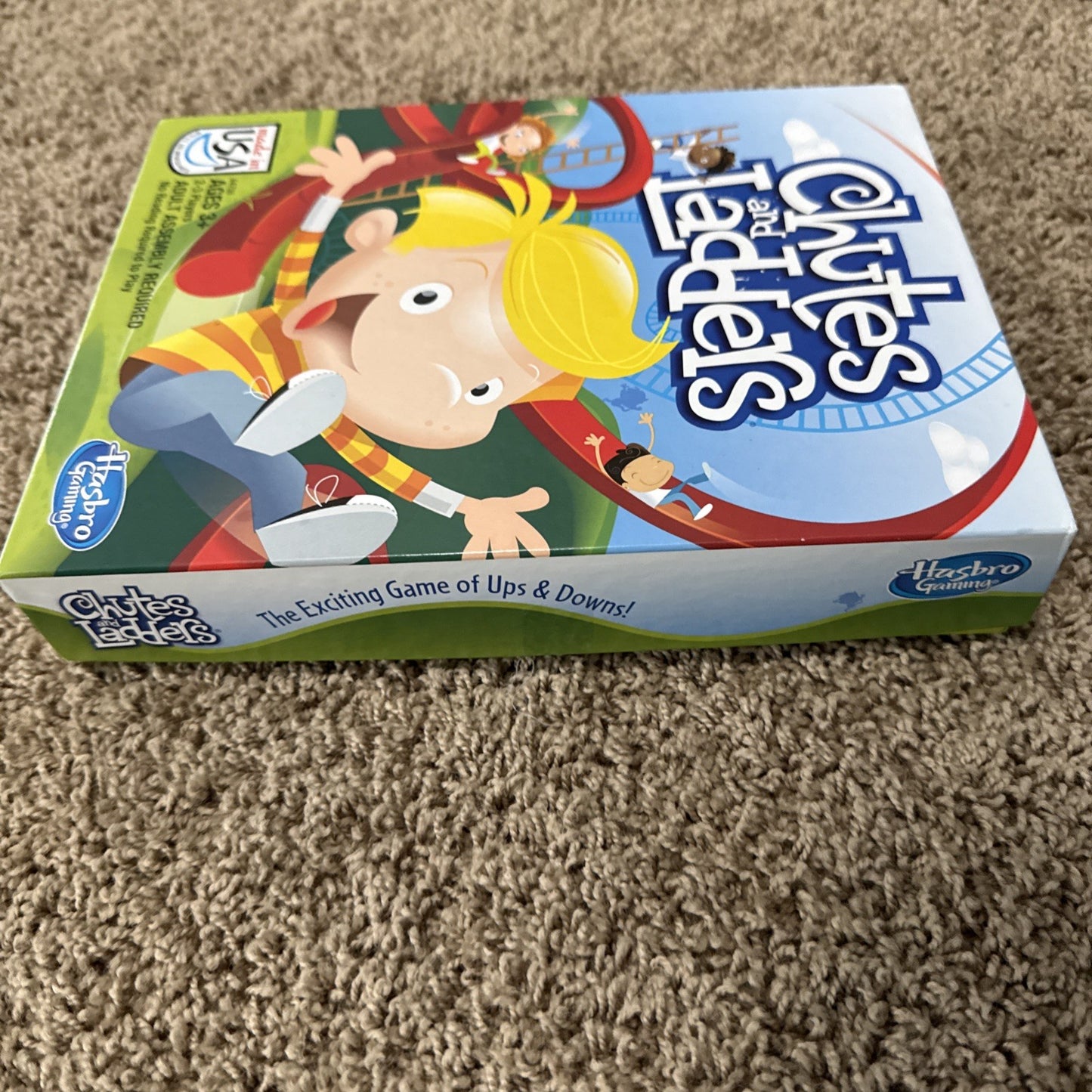 Chutes And Ladders Board Game Hasbro 2013 Complete Made In USA