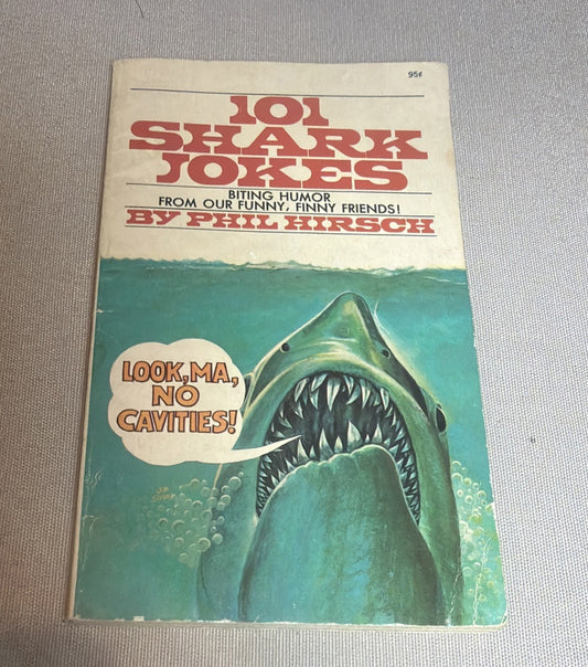 101 Shark Jokes Phil Hirsch 1976 Pyramid Paperback Vintage Humor Joke Book