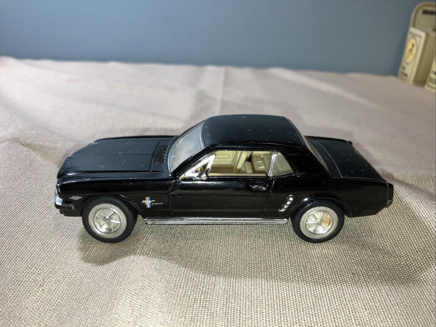 Superior 1965 Ford Mustang Model Car Black Doors Open SS 5719