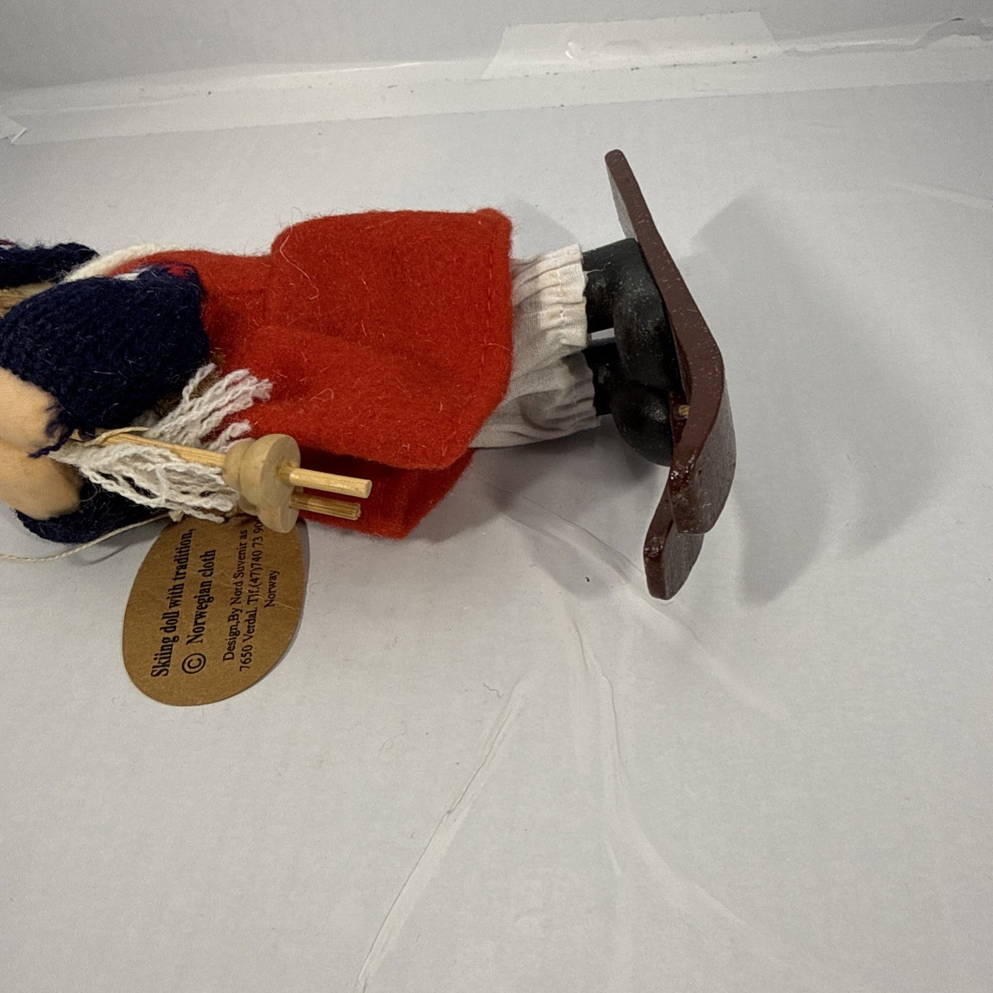 Vintage Norwegian Ski Doll Nord Traditional Winter Costume Souvenir