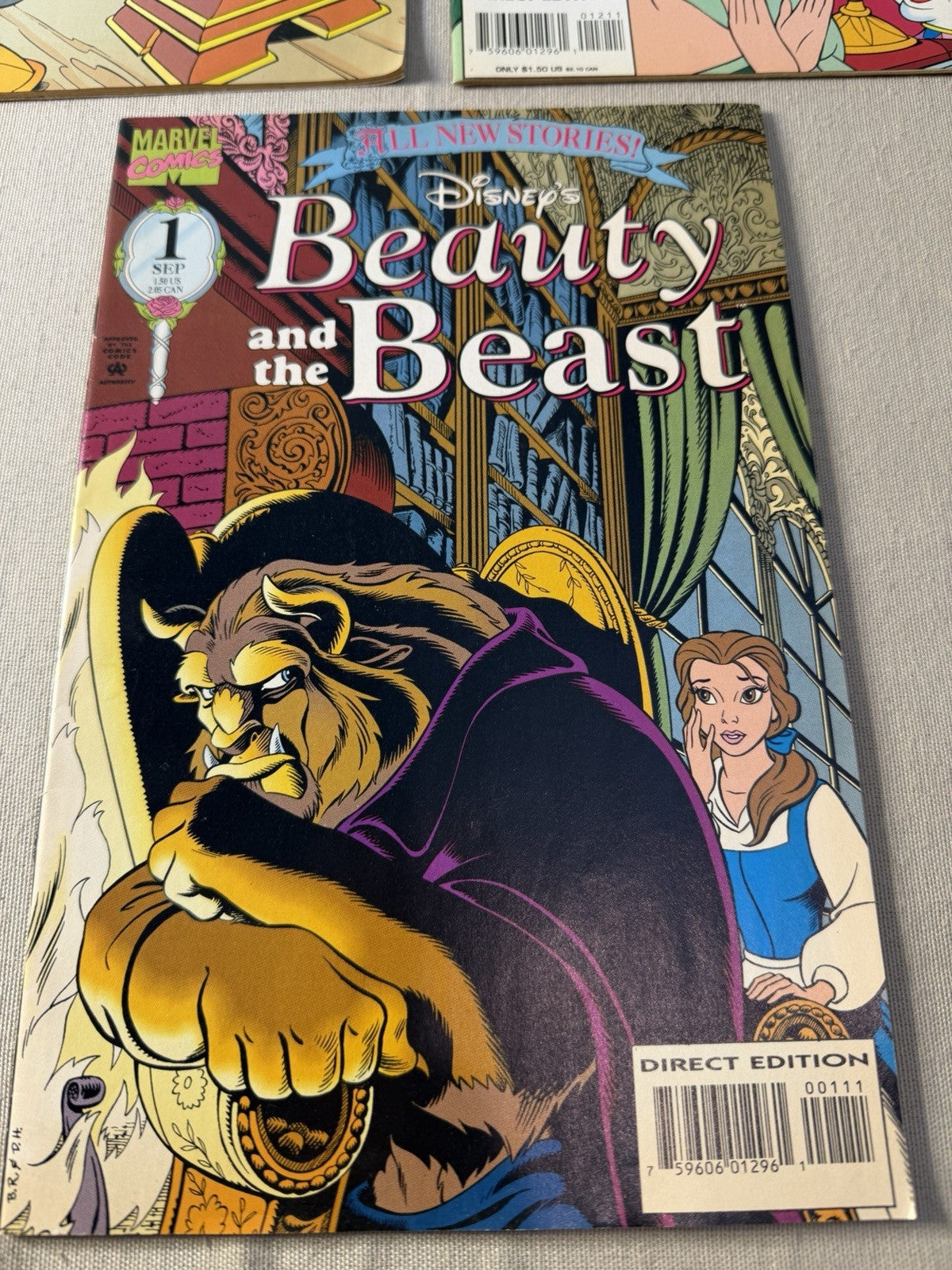 Disney Beauty Beast Comics Figures McDonalds Tea Set Vintage Toy Collection Lot
