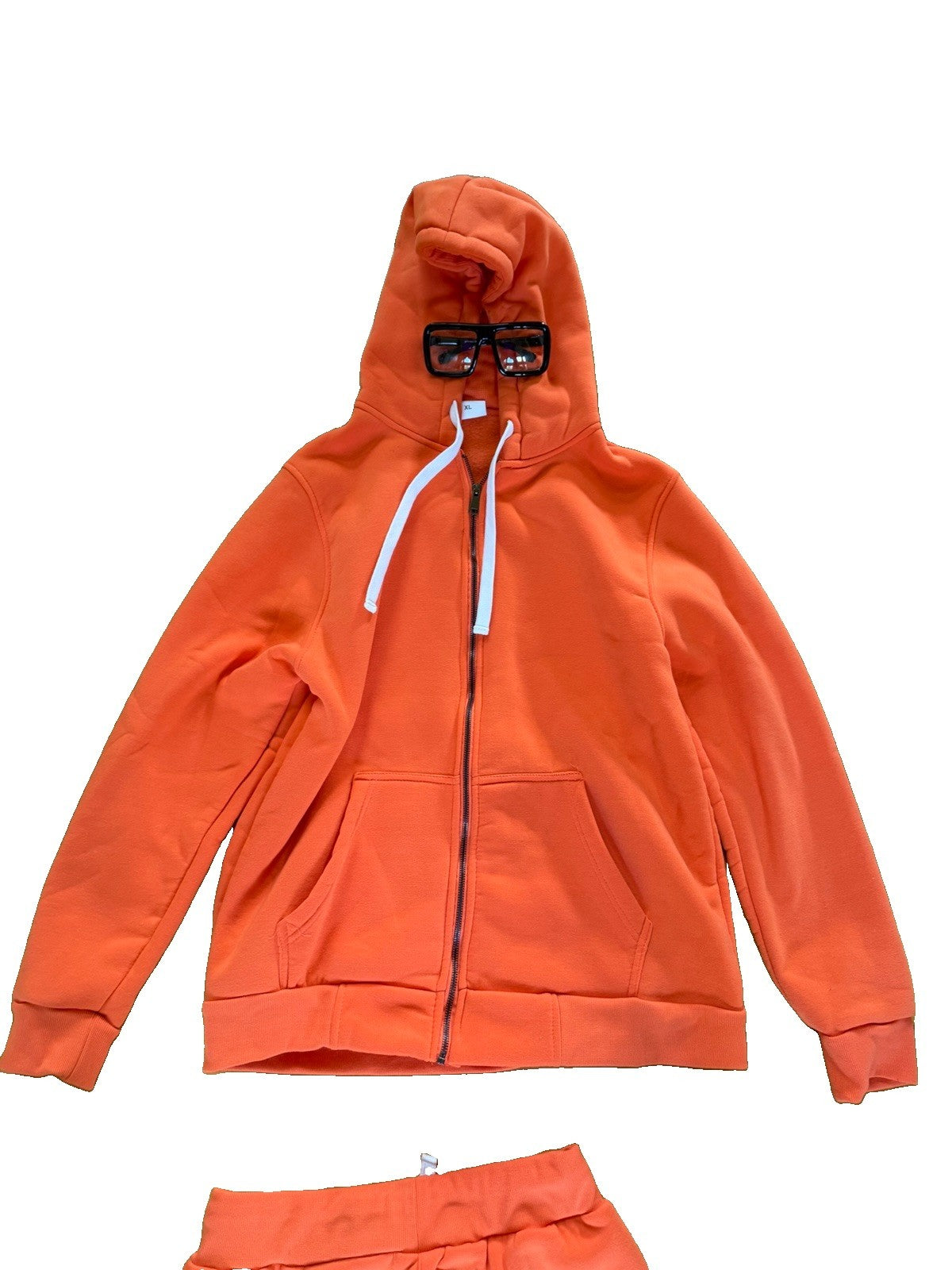 Vector Perkins Despicable Me Halloween Costume Orange Tracksuit  XL + Glasses