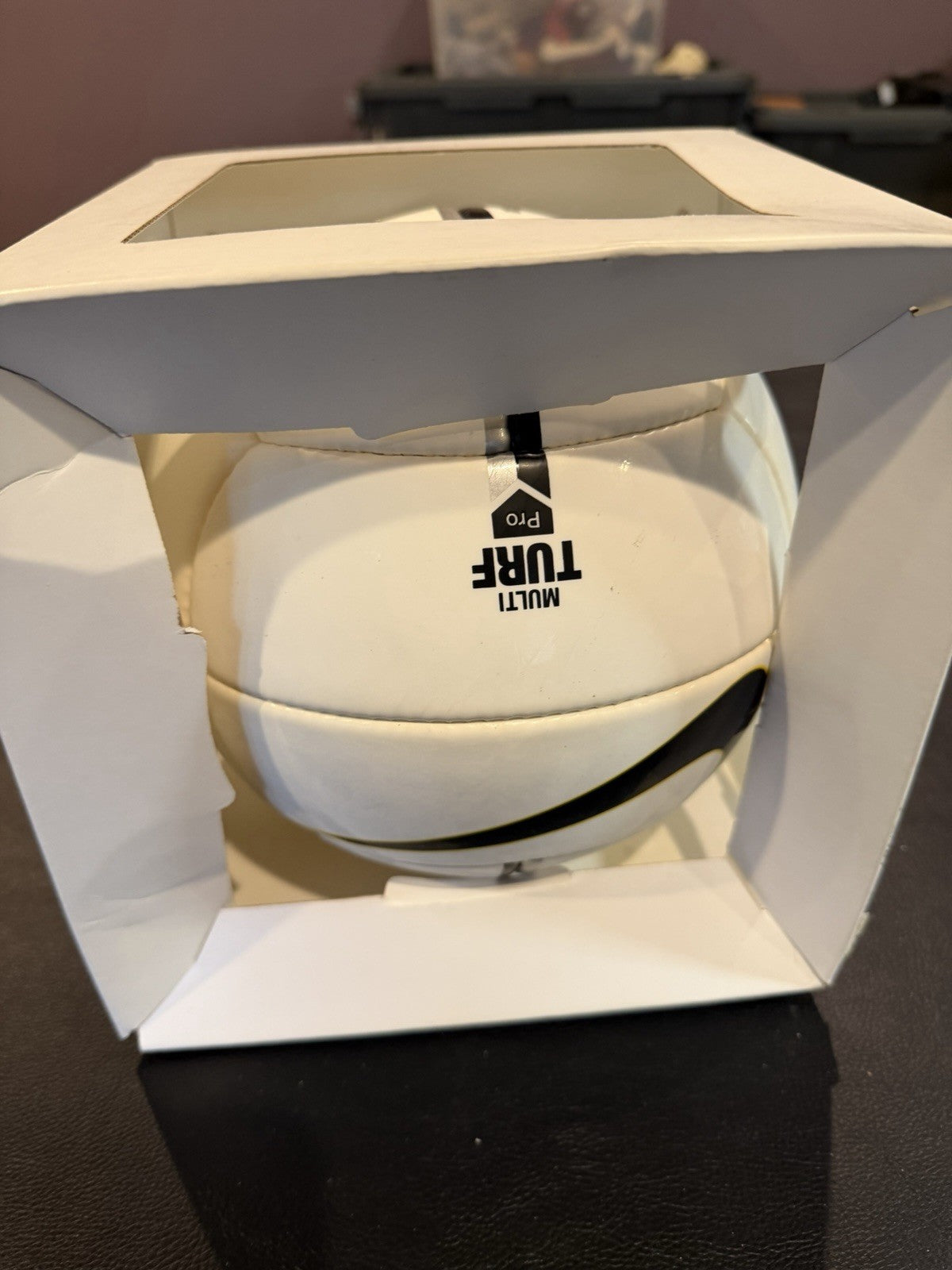 VintageNike Tiempo Multi Turf Pro Soccer Ball Size 5 New in Box Rare Collectible