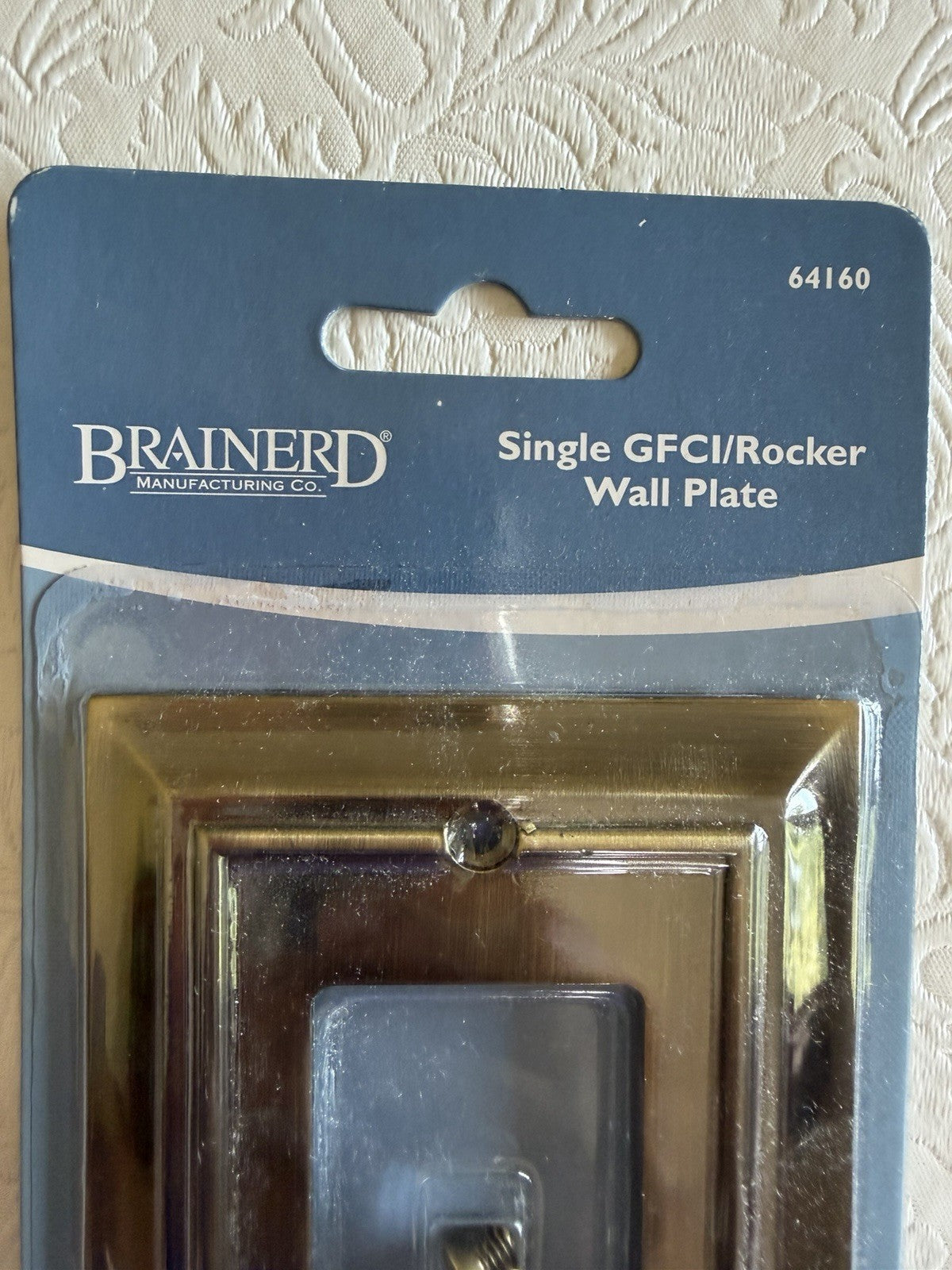 Brainerd GFCI Rocker Wall Plate Antique Bronze New Sealed Cover