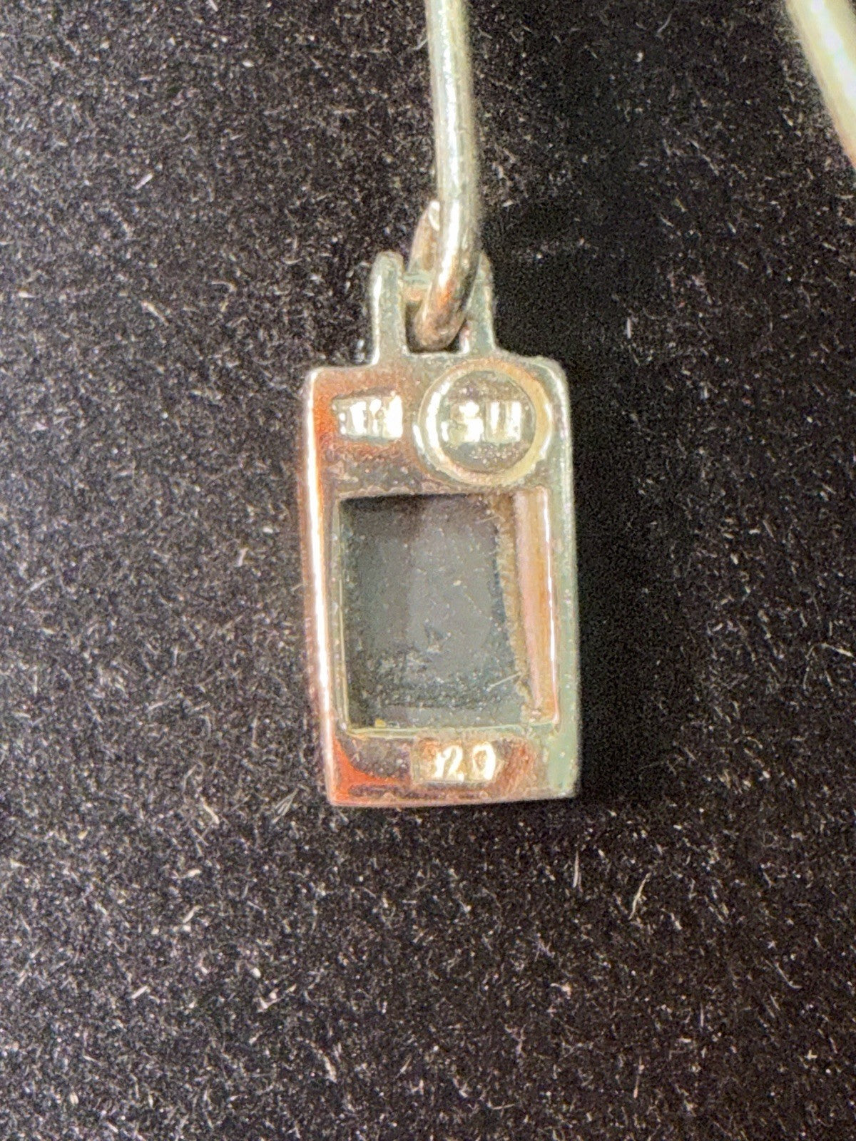 Sterling Silver 925 Black Onyx Rectangle Pendant Necklace Dangle Earrings Set