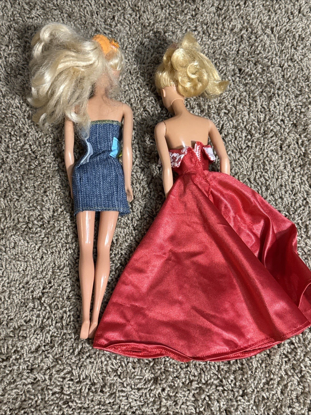 Barbie Dolls Lot of 8 Vintage Dolls With Clothes Mixed Styles