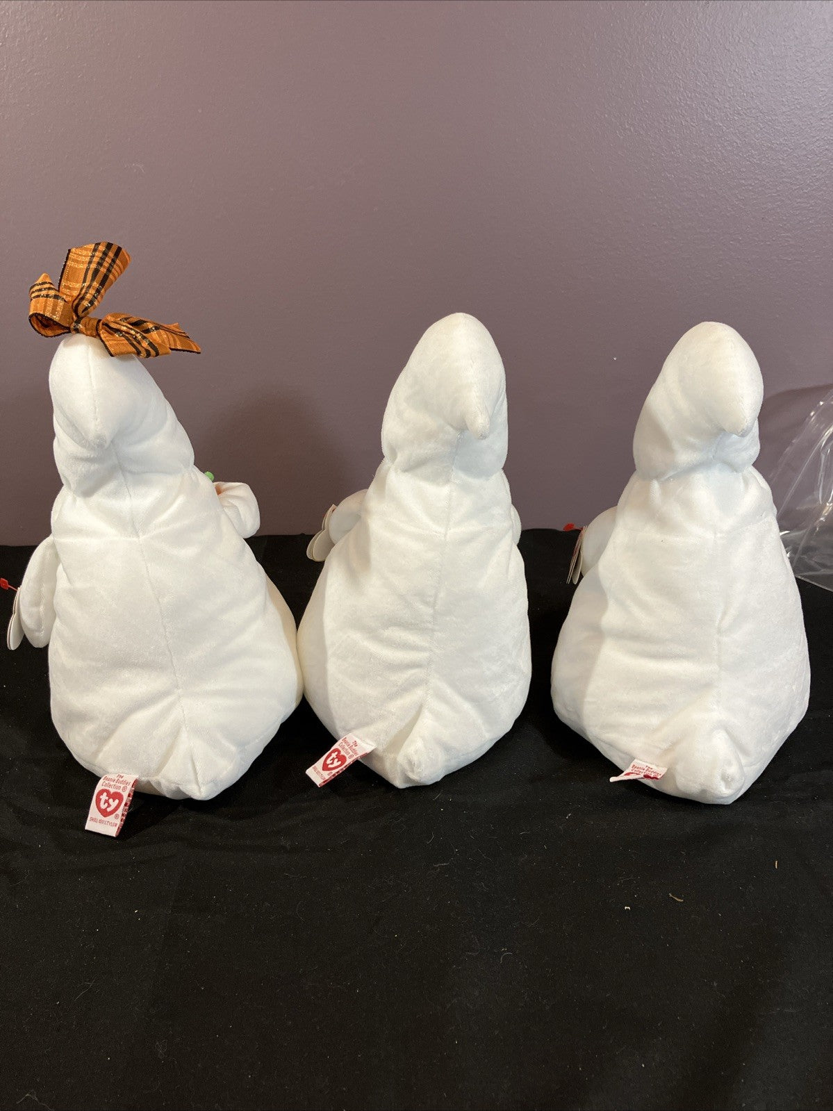 Ty Beanie Babies Halloween Ghost Set Ghoul Ghoulianne 2006
