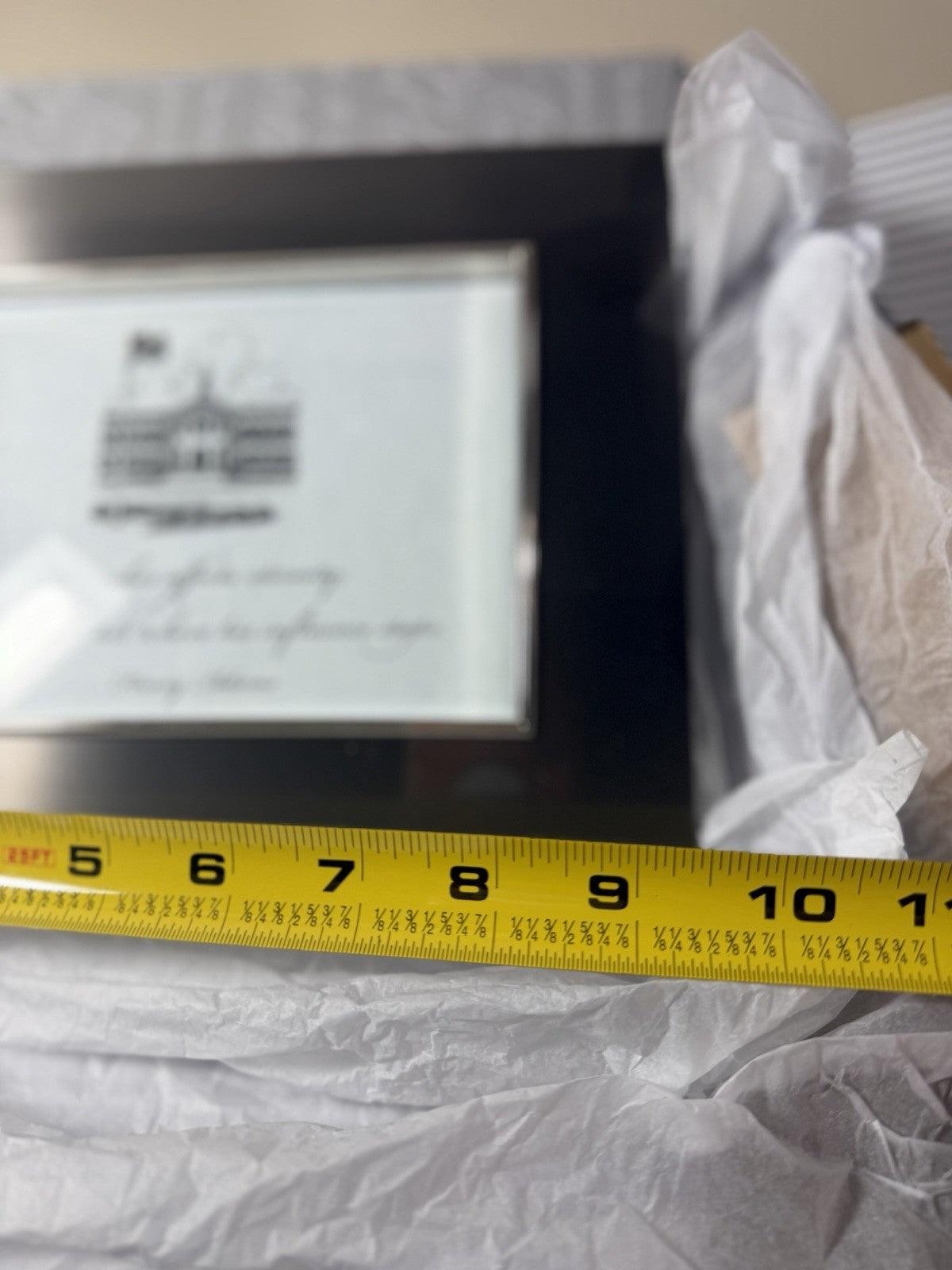 Things Remembered Teacher Picture Frame Henry Adams Quote Boxed New 2012 8.5"x9"